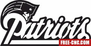 New england patriots nfl american football - Free dxf download