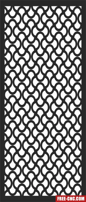 Wall screen wall pattern wall pattern - Download free dxf for cnc plasma cutting