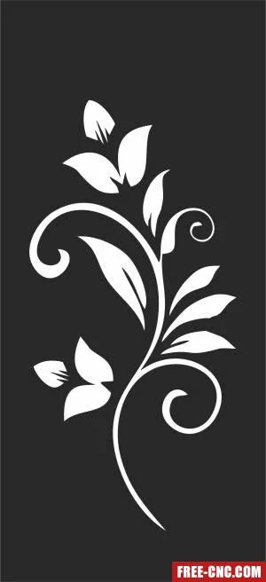 Wall decorative screen door wall decorative door - Free dxf files ready to cut