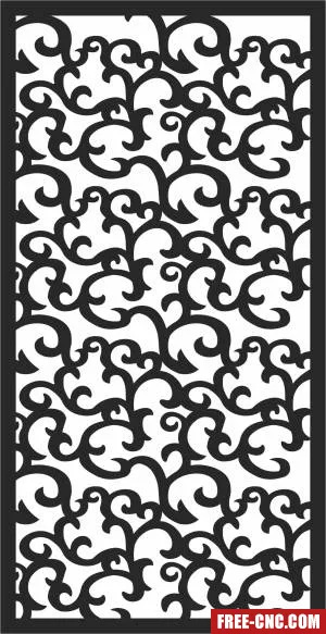 Door pattern door pattern - Download free dxf for cnc plasma cutting
