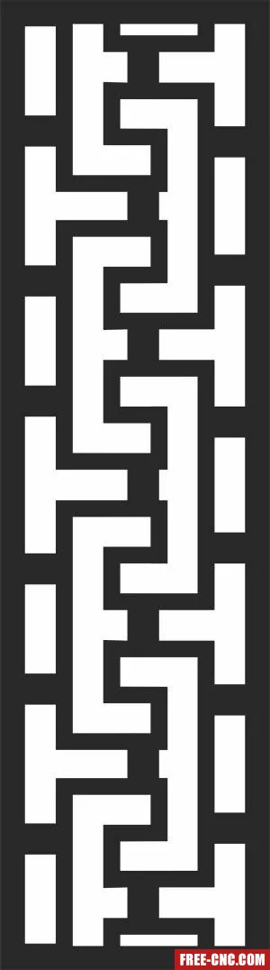Wall decorative pattern wall - Download free dxf for cnc plasma cutting