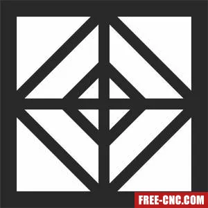 Pattern screen wall - Download free dxf for cnc plasma cutting