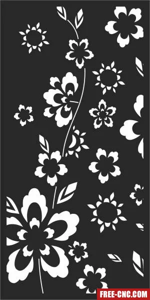 Wall pattern door - Free dxf for laser cutting and plasma