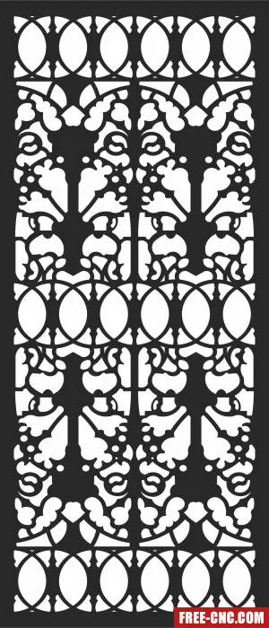 Pattern wall decorative pattern decorative pattern wall - Free dxf for laser cutting and plasma