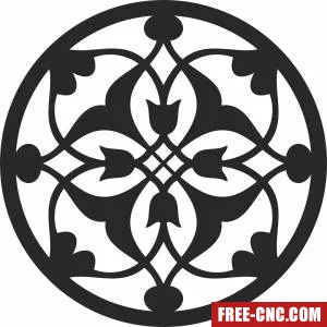 Pattern mandala wall arts - Free dxf files ready to cut