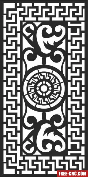 Pattern screen wall - Download free dxf for cnc plasma cutting