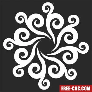 Screen wall pattern decorative screen wall decorative - Free dxf files ready to cut