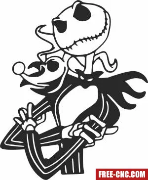 Jack skellington halloween clipart - Download free dxf for cnc plasma cutting