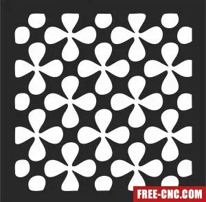 Screen door wall pattern door pattern door - Free dxf download