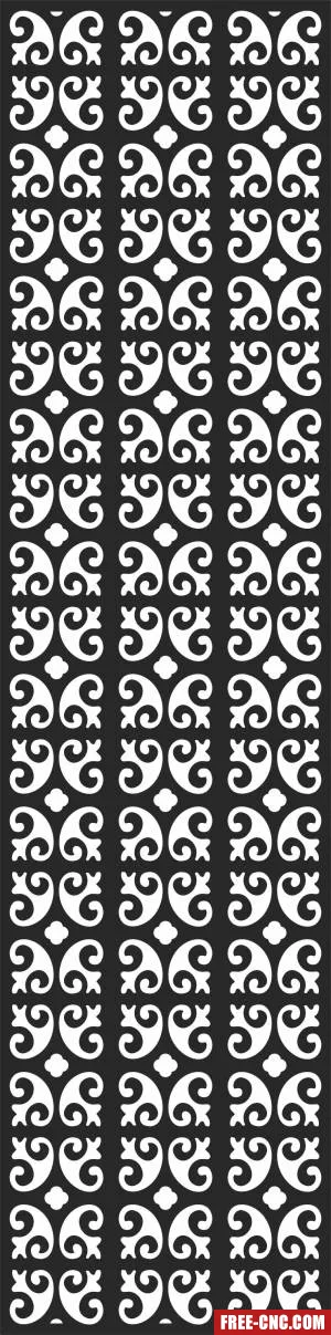 Decorative door wall decorative door wall door - Download free dxf for cnc plasma cutting