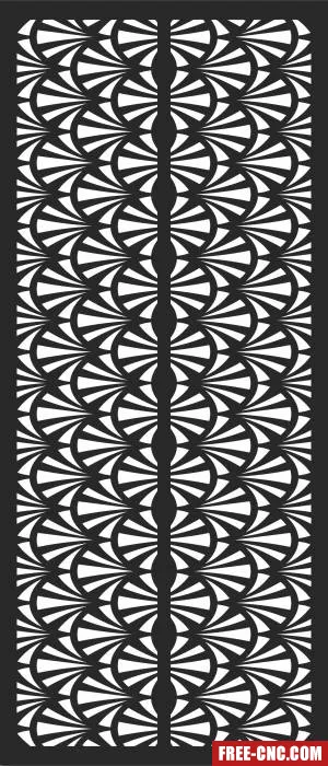 Pattern decorative wall decorative - Free dxf for laser cutting and plasma
