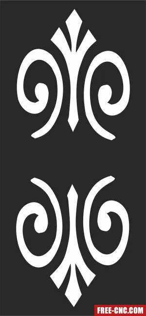 Wall pattern door screen - Free dxf files ready to cut Wall pattern door screen - Free dxf files ready to cut