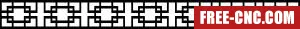 Pattern door screen wall - Download free dxf for cnc plasma cutting