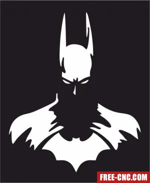 Batman wall decor - Download free dxf for cnc plasma cutting