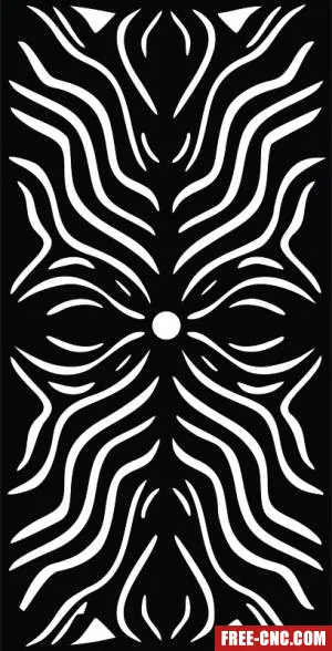 Decorative pattern wall screens panel for doors - free dxf download
