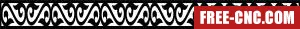 Wall decorative wall - Free dxf files ready to cut