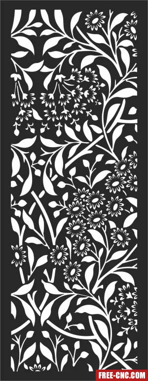 Screen wall pattern - Download free dxf for cnc plasma cutting