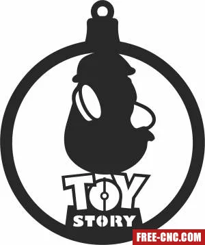 Toy story christmas ball - Download free dxf for cnc plasma cutting