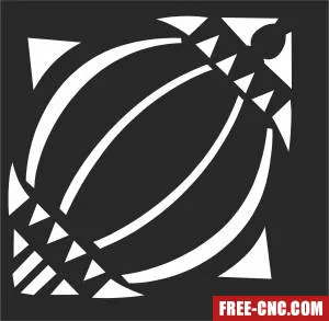 Wall screen wall screen - Download free dxf for cnc plasma cutting