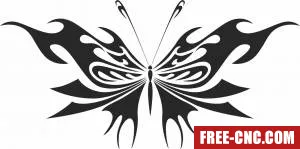 Butterfly - Download free dxf for cnc plasma cutting