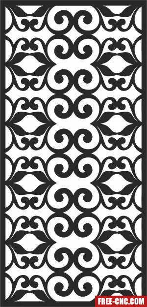 Pattern screen pattern - Download free dxf for cnc plasma cutting