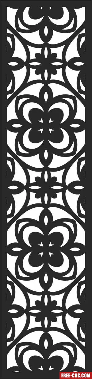 Wall pattern decorative screen - Download free dxf for cnc plasma cutting Wall pattern decorative screen - Download free dxf for cnc plasma cutting