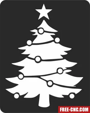 Christmas tree - Free dxf files ready to cut