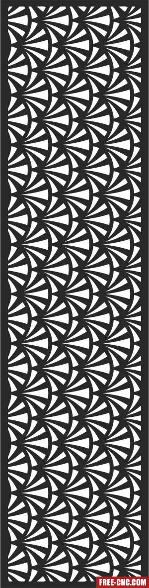 Screen pattern screen decorative pattern wall - Free dxf for laser cutting and plasma