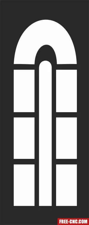 Screen decorative door door - Download free dxf for cnc plasma cutting
