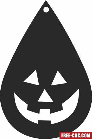 Pumpkin halloween ornament - Download free dxf for cnc plasma cutting