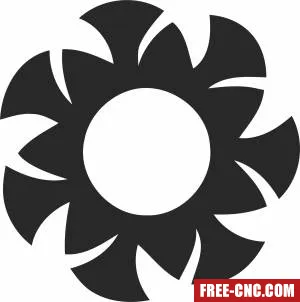 Ornament decorative art - Download free dxf for cnc plasma cutting