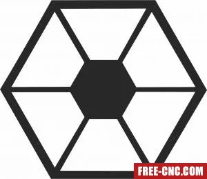 Star wars schablone - Download free dxf for cnc plasma cutting