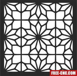 Decorative pattern screen wall screen wall - Free dxf download