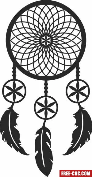 Dream catcher wall arts - Download free dxf for cnc plasma cutting