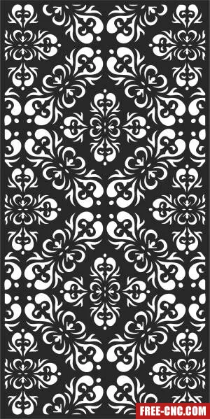 Screen decorative screen pattern door wall pattern - Download free dxf for cnc plasma cutting