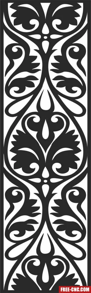 Wall screen wall decorative door wall - Download free dxf for cnc plasma cutting