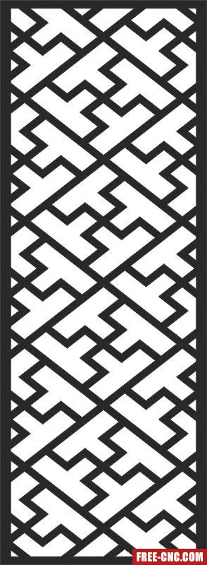 Decorative pattern wall screens panel for doors - free dxf download Decorative pattern wall screens panel for doors - free dxf download