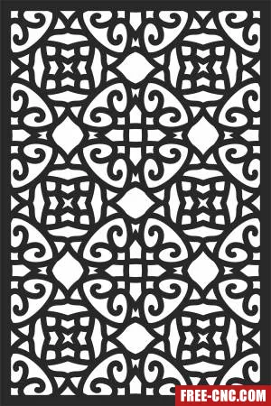 Pattern decorative pattern wall pattern - Free dxf files ready to cut