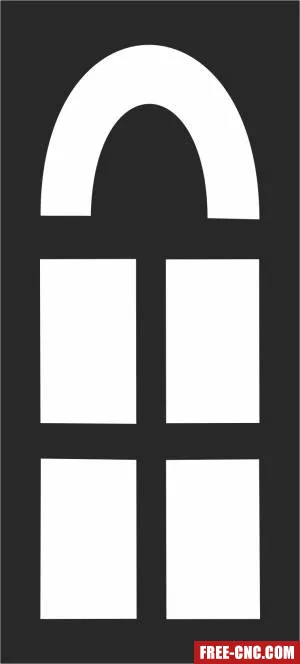Pattern decorative screen decorative - Free dxf files ready to cut