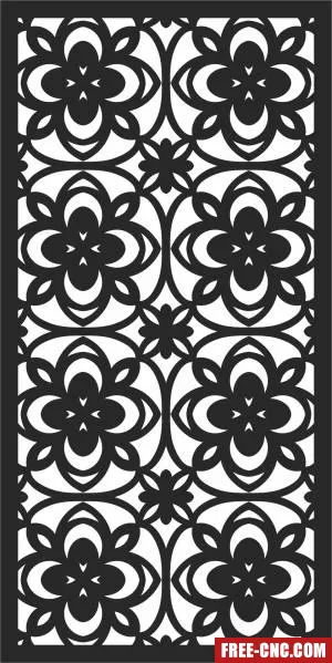 Decorative door wall screen decorative wall screen - Download free dxf for cnc plasma cutting
