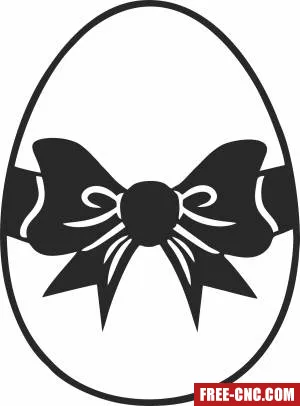 Happy easter egg clipart - Download free dxf for cnc plasma cutting