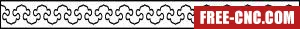 Wall door wall door pattern - Free dxf for laser cutting and plasma