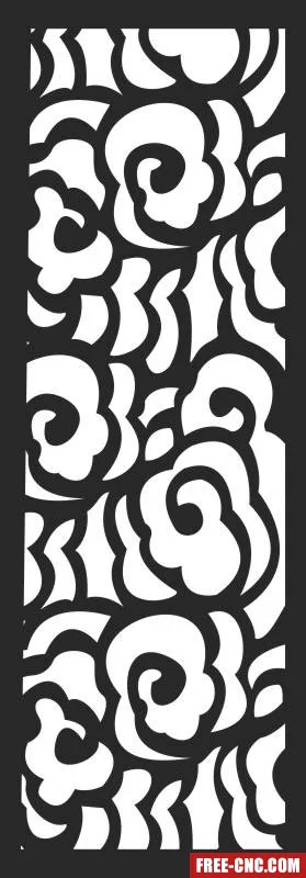 Decorative panels for doors wall screen pattern - free dxf download Decorative panels for doors wall screen pattern - free dxf download