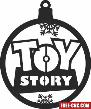 Toy story christmas ball - Download free dxf for cnc plasma cutting