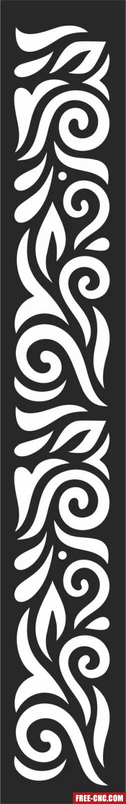 Wall pattern decorative pattern decorative screen pattern - Free dxf files ready to cut Wall pattern decorative pattern decorative screen pattern - Free dxf files ready to cut