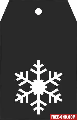 Christmas snowflake ornaments - Free dxf files ready to cut