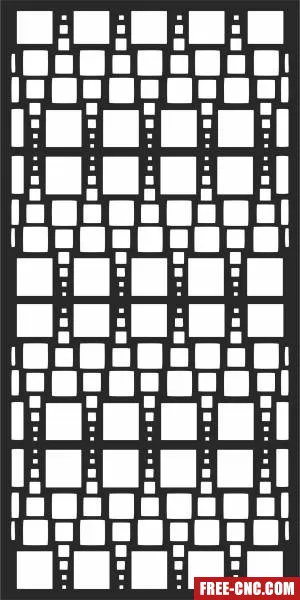 Pattern screen decorative - Free dxf files ready to cut