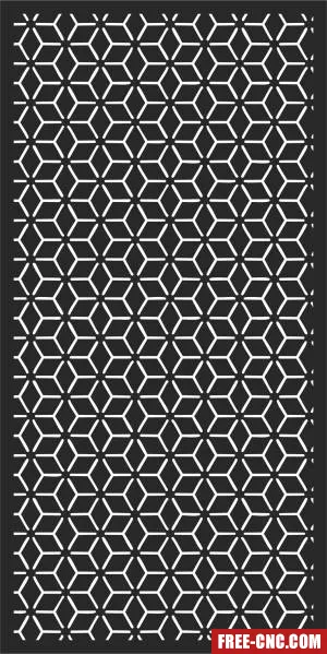 Decorative wall decorative door pattern door wall - Free dxf for laser cutting and plasma