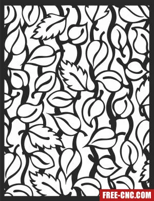 Decorative pattern wall decorative - Free dxf for laser cutting and plasma