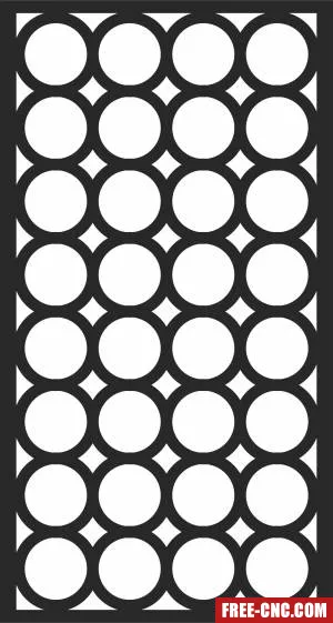 Pattern wall door wall decorative - Free dxf files ready to cut